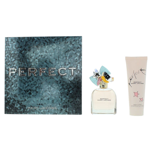 Set Marc Jacobs: Perfect, Apa de parfum, Femei, 50 ml + Perfect, Hydrating, Body Lotion, 50 ml