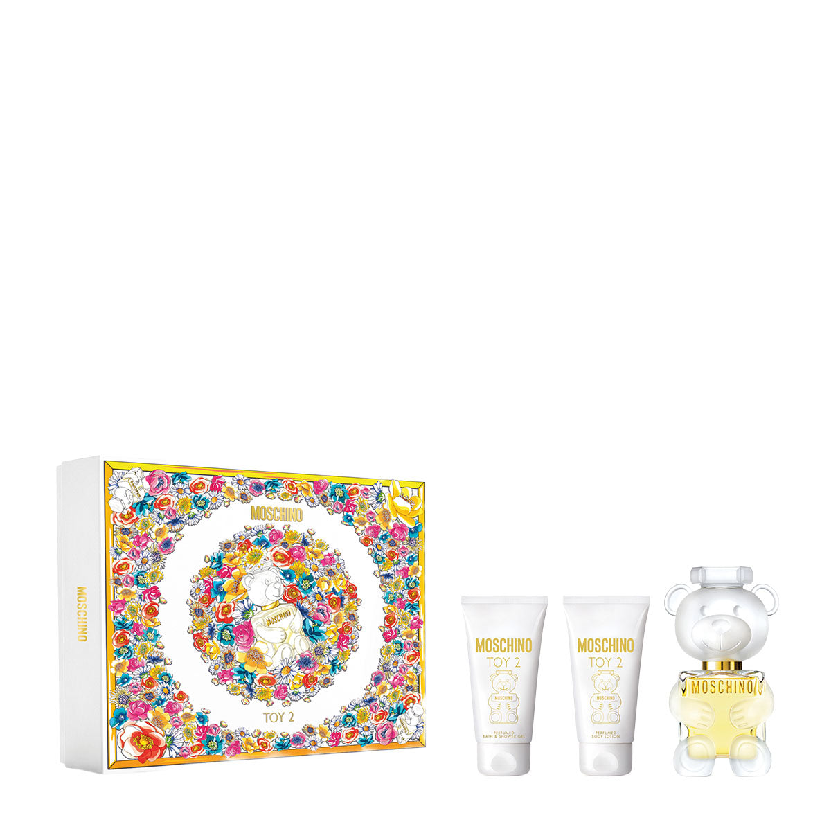 Set Moschino: Toy 2, Eau De Parfum, For Femei, 50 ml + Toy 2, Shower Gel, For All Skin Types, 50 ml + Toy 2, Hydrating, Body Lotion, 50 ml