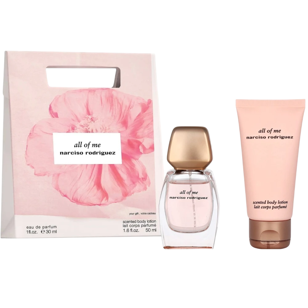 Set Narciso Rodriguez: All Of Me, Apa de parfum, Femei, 30 ml + All Of Me, Hydrating, Body Lotion, 50 ml