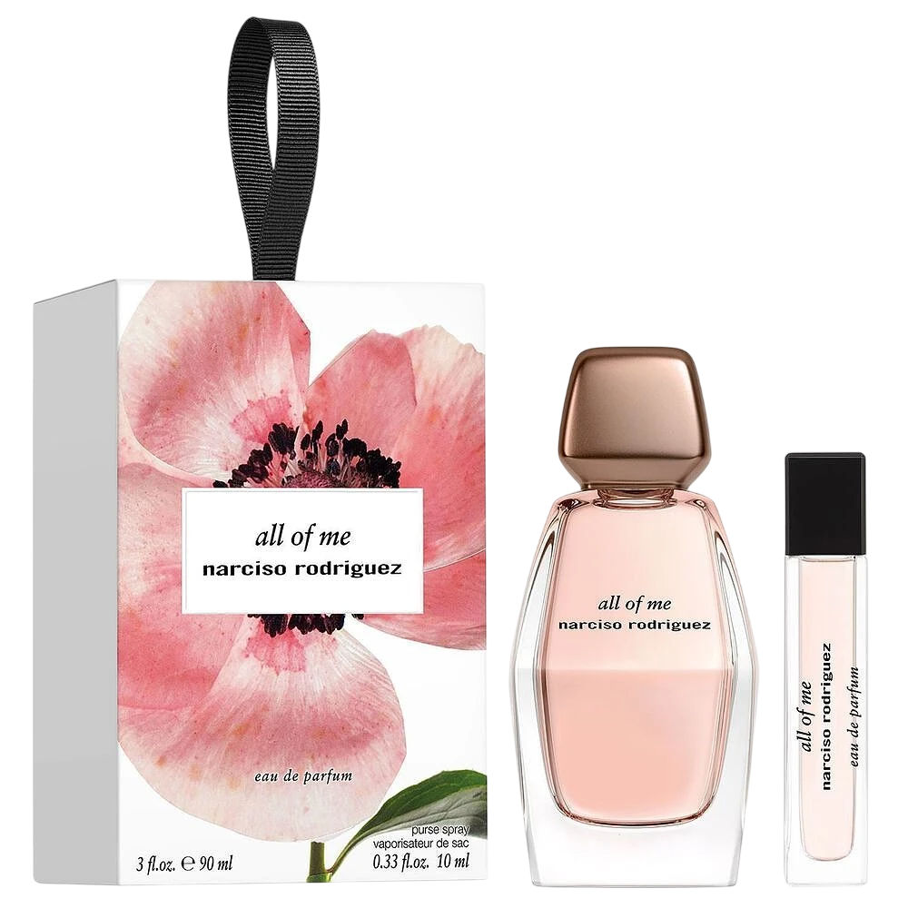 Set Narciso Rodriguez: All Of Me, Apa de parfum, Femei, 90 ml + All Of Me, Apa de parfum, Femei, 10 ml