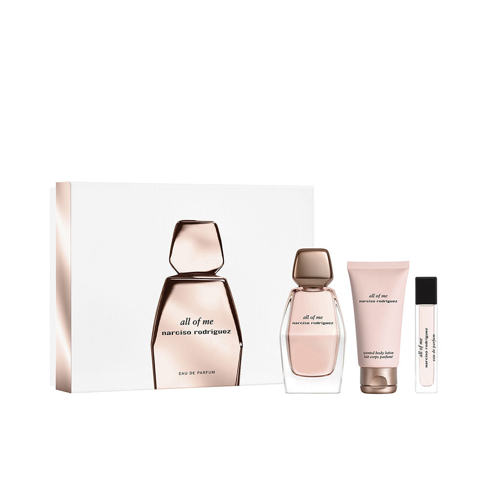 Set Narciso Rodriguez: All Of Me, Apa de parfum, Femei, 90 ml + All Of Me, Apa de parfum, Femei, 10 ml + All Of Me, Hydrating, Body Lotion, 50 ml