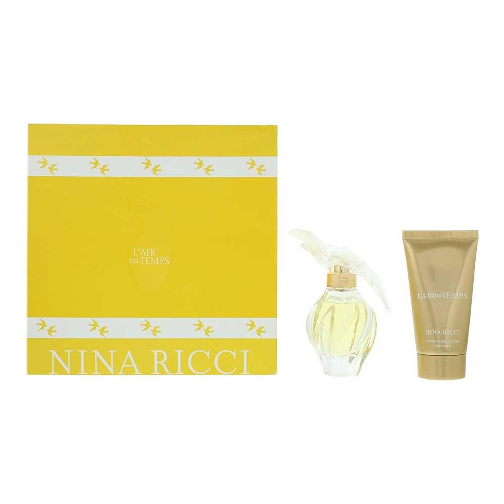 Set Nina Ricci: L'Air du Temps, Apa de toaleta, Femei, 50 ml + L'Air du Temps, Hydrating, Body Lotion, 75 ml