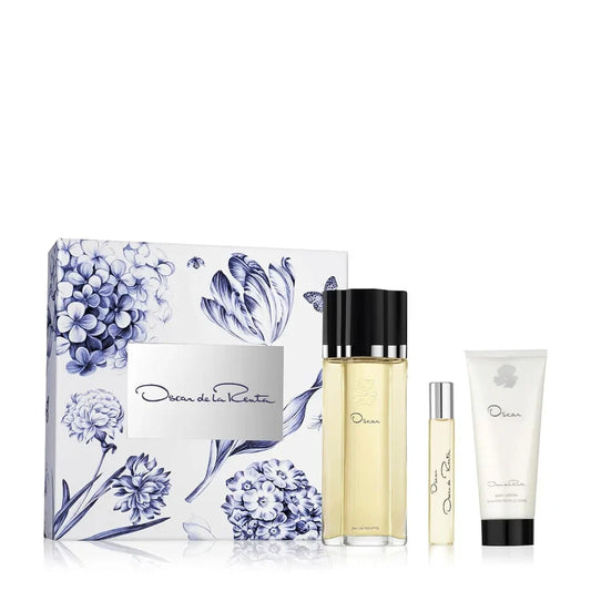 Set Oscar de la Renta: Oscar, Eau De Toilette, For Femei, 100 ml + Oscar, Eau De Toilette, For Femei, 10 ml + Oscar, Hydrating, Body Lotion, 100 ml
