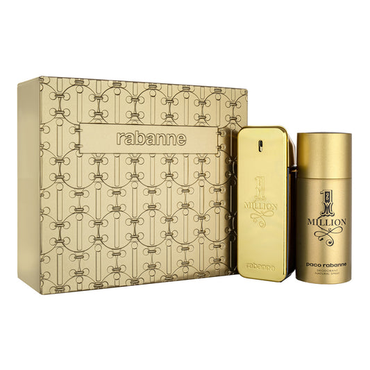 Set Paco Rabanne: 1 Million, Apa de toaleta, Barbati, 50 ml + 1 Million, Deodorant Stick, Barbati, 75 ml