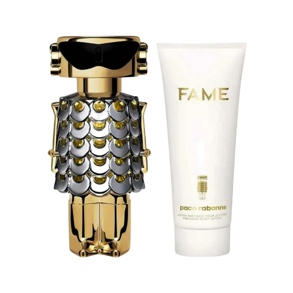 Set Paco Rabanne: Fame, Eau De Parfum, For Femei, 80 ml + Fame, Hydrating, Body Lotion, 100 ml