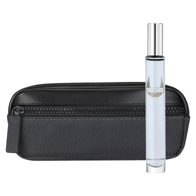 Set Paco Rabanne: Invictus, Apa de Toaleta, Barbati, 10 ml *Miniature + Invictus, Travel, Pouch, Black