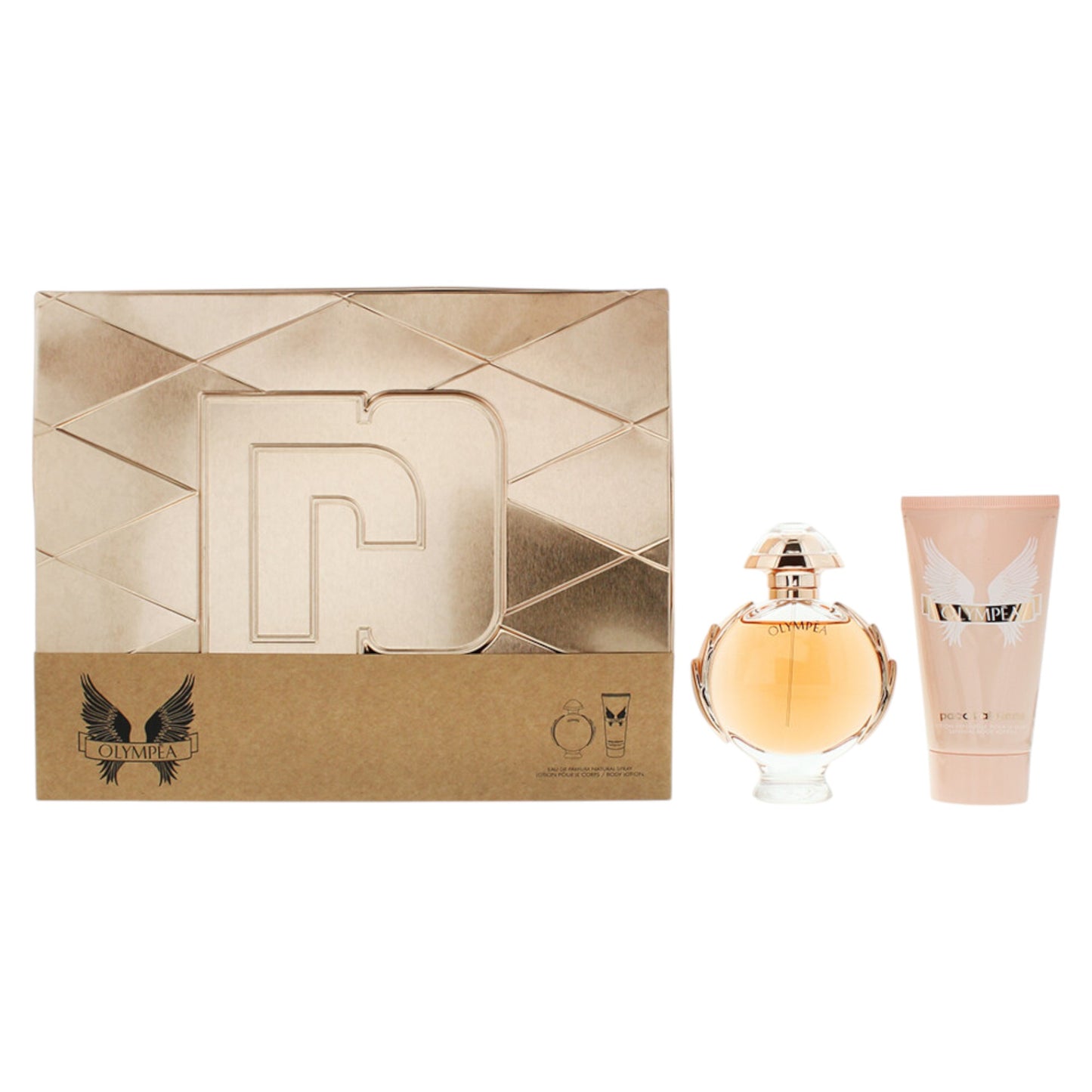 Set Paco Rabanne: Olympea, Apa de parfum, Femei, 50 ml + Olympea, Hydrating, Body Lotion, 75 ml