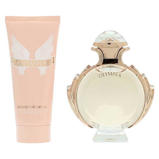 Set Paco Rabanne: Olympea, Apa de Parfum, Femei, 80 ml + Olympea, Body Lotion, 100 ml