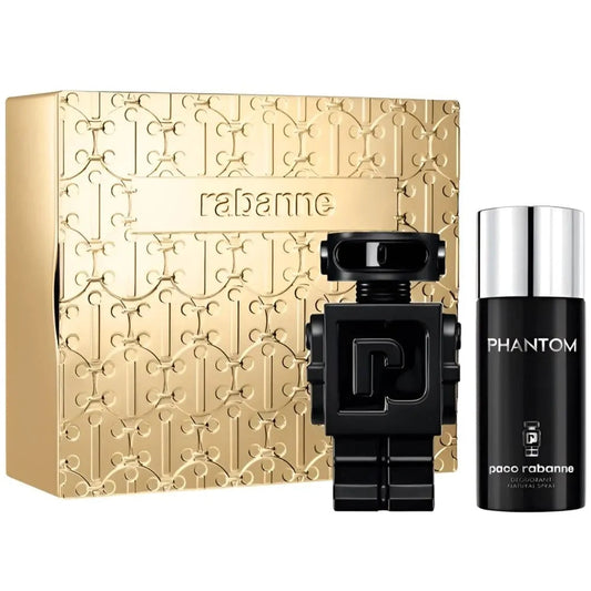 Set Paco Rabanne: Phantom In Red, Eau De Parfum, Barbati, 100 ml + Phantom In Red, Deodorant Spray, Barbati, 150 ml