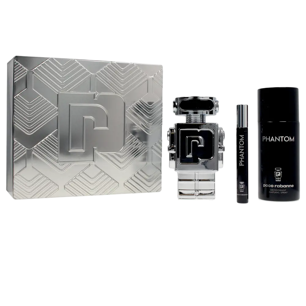 Set Paco Rabanne: Phantom, Apa de Toaleta, Barbati, 100 ml + Phantom 10 ml + Phantom, Deodorant Spray, 150 ml