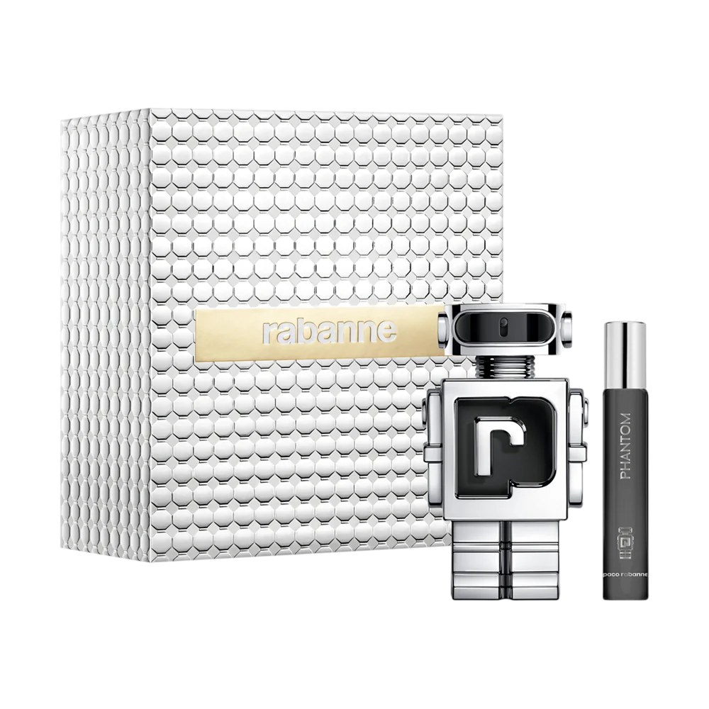 Set Paco Rabanne: Phantom, Apa de toaleta, Barbati, 100 ml + Phantom, Apa de toaleta, Barbati, 20 ml