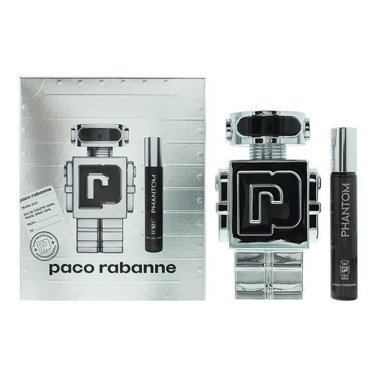 Set Paco Rabanne: Phantom, Apa de toaleta, Barbati, 100 ml + Phantom, Apa de toaleta, Barbati, 20 ml