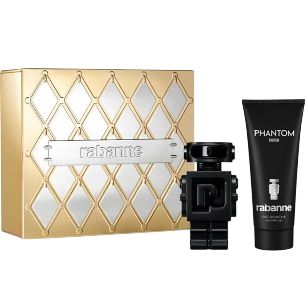 Set Paco Rabanne: Phantom, Parfum, Barbati, 100 ml + Phantom, Hydrating, Shower Gel, Body, All Skin Types, 100 ml