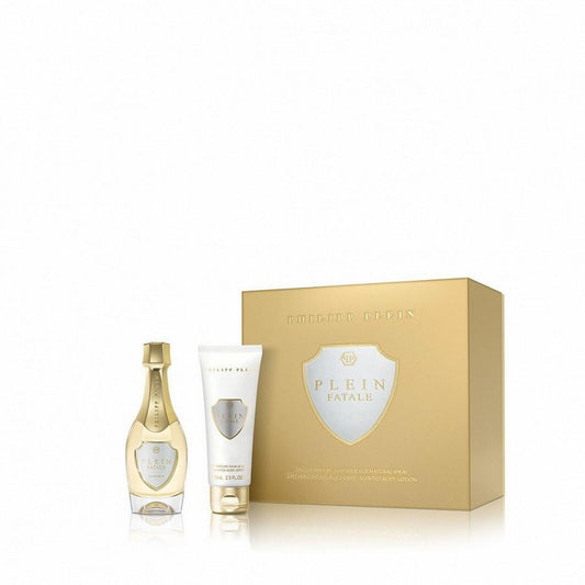 Set Philipp Plein: Plein Fatale, Eau De Parfum, For Femei, 50 ml + Plein Fatale, Hydrating, Daily, Body Lotion, 75 ml