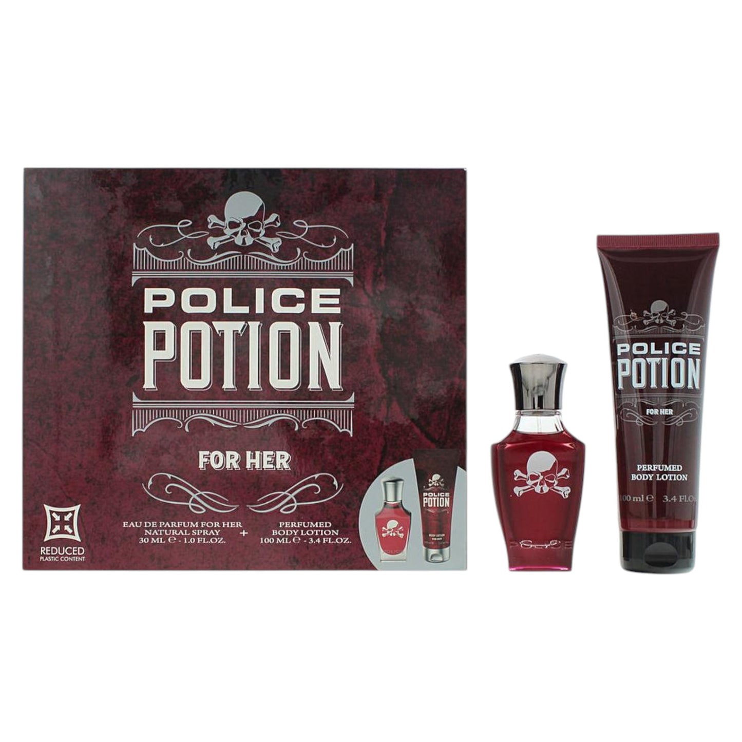 Set Police: Potion, Apa de parfum, Femei, 30 ml + Potion, Hydrate, Body Lotion, 100 ml