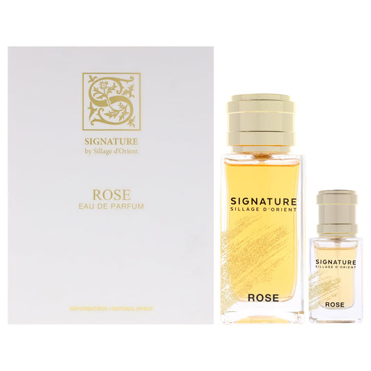 Set Signature Sillage D'Orient: Rose, Apa de parfum, Unisex, 100 ml + Rose, Apa de parfum, Unisex, 15 ml