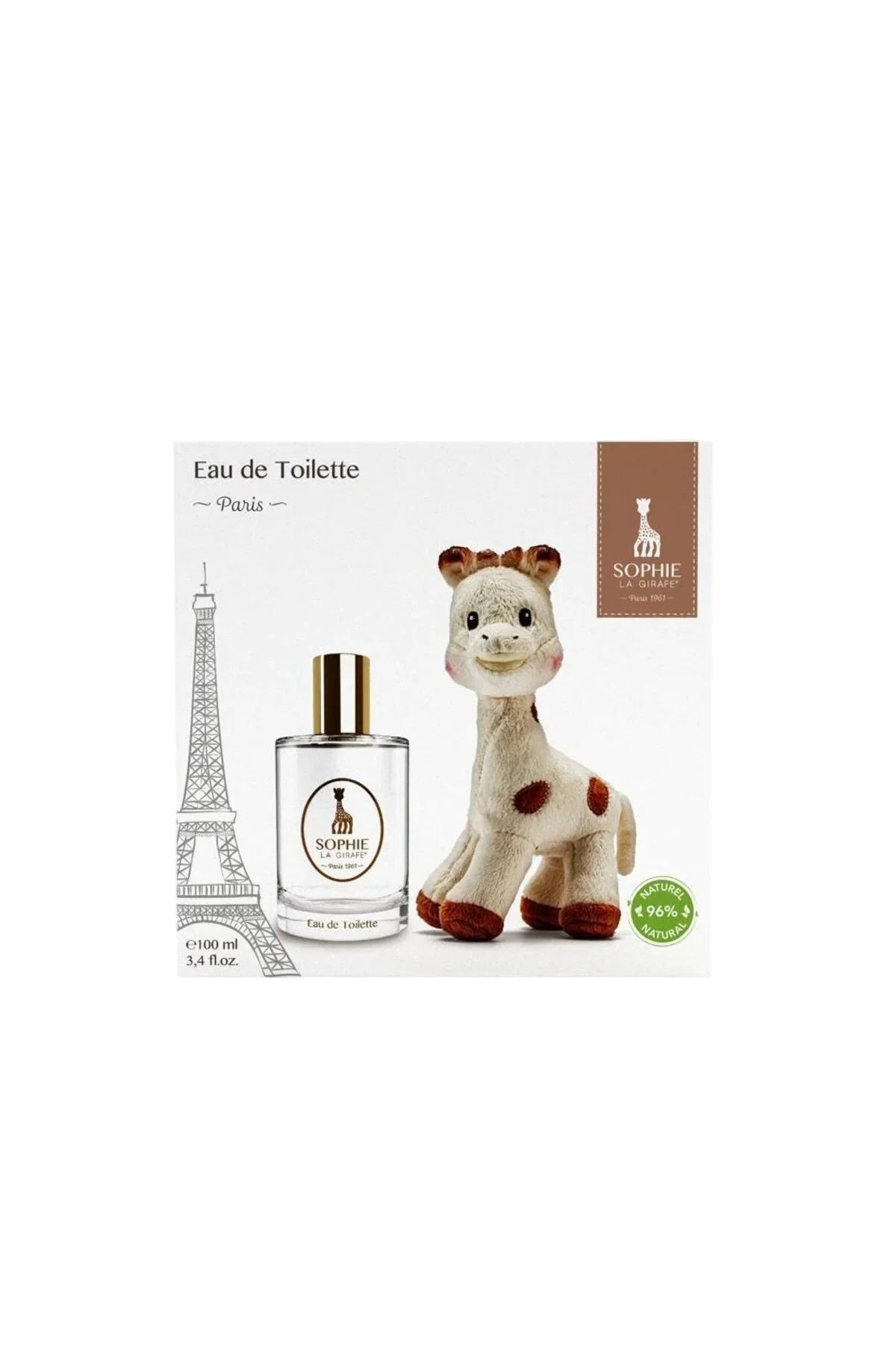 Set Sophie la Girafe: Girafe, Eau De Toilette, For Femei, 50 ml + Sophie La Girafe Collectible Plush