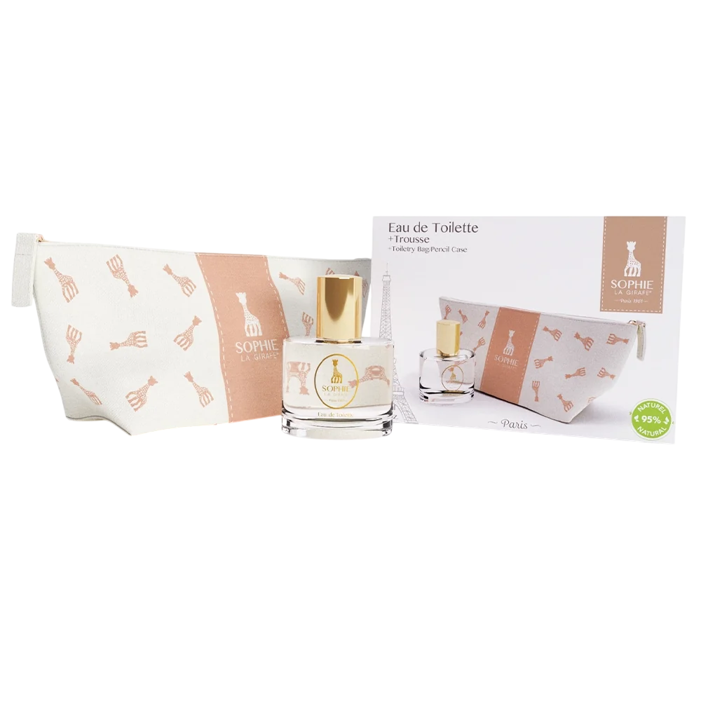Set Sophie la Girafe: Girafe, Eau De Toilette, For Femei, 50 ml + Sophie La Girafe, Travel, GWP Textile Pouch