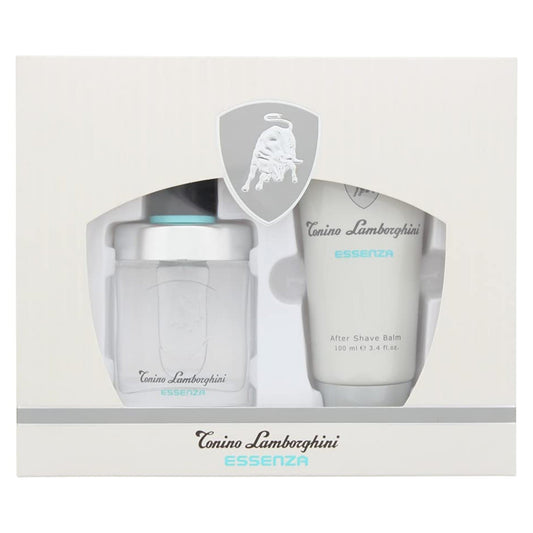 Set Tonino Lamborghini: Essenza, Apa de toaleta, Barbati, 40 ml + Essenza, Hydrating, After-Shave Balm, 100 ml
