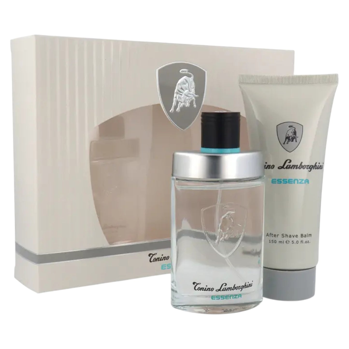 Set Tonino Lamborghini: Essenza, Apa de toaleta, Barbati, 75 ml + Essenza, Hydrating, After-Shave Balm, 150 ml