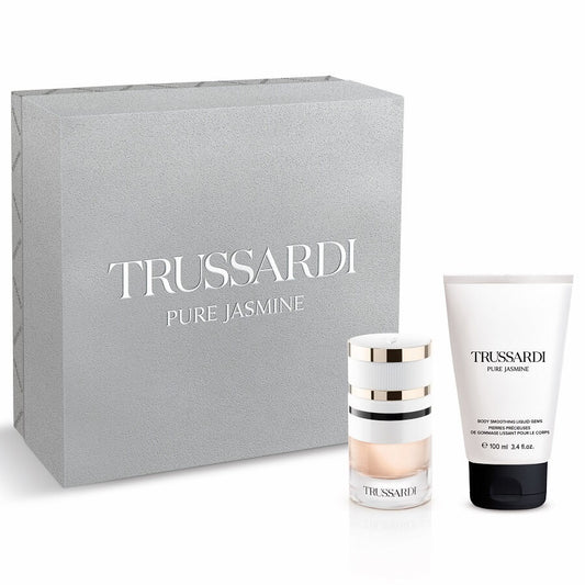 Set Trussardi: Pure Jasmine, Eau De Parfum, For Femei, 60 ml + Pure Jasmine, Hydrating, Daily, Body Lotion, 100 ml