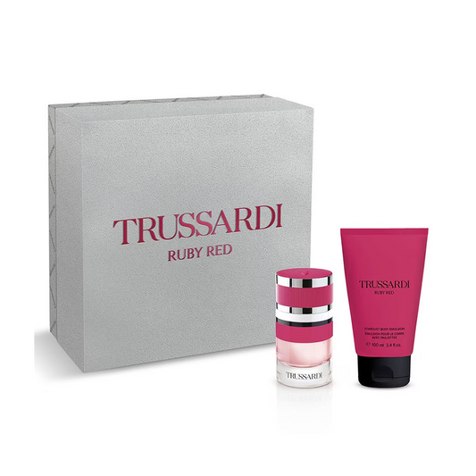 Set Trussardi: Ruby Red, Eau De Parfum, For Femei, 60 ml + Ruby Red, Hydrating, Daily, Body Lotion, 100 ml