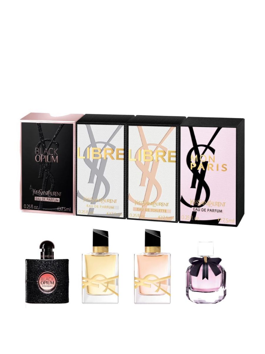 Yves Saint Laurent Mon Paris Apa de parfum 7.5ml + Libre Intense Apa de parfum 7.5ml + Libre Apa de parfum 7.5ml + Black Opium Apa de parfum 7.5ml