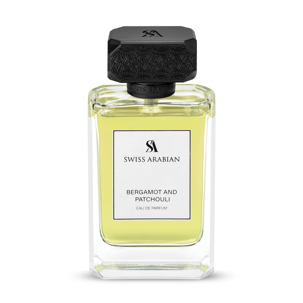 Swiss Arabian, Bergamot And Patchouli, Apa de parfum, Barbati, 100 ml
