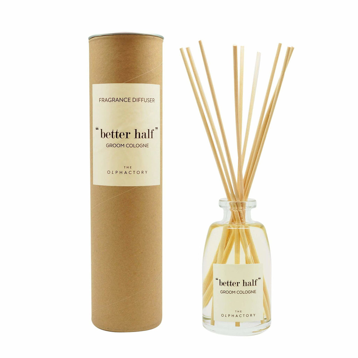 The Olphactory, Better Half Groom Cologne, Bețișoare parfumate, Difuzor de aromă cu bețișoare, 100 ml