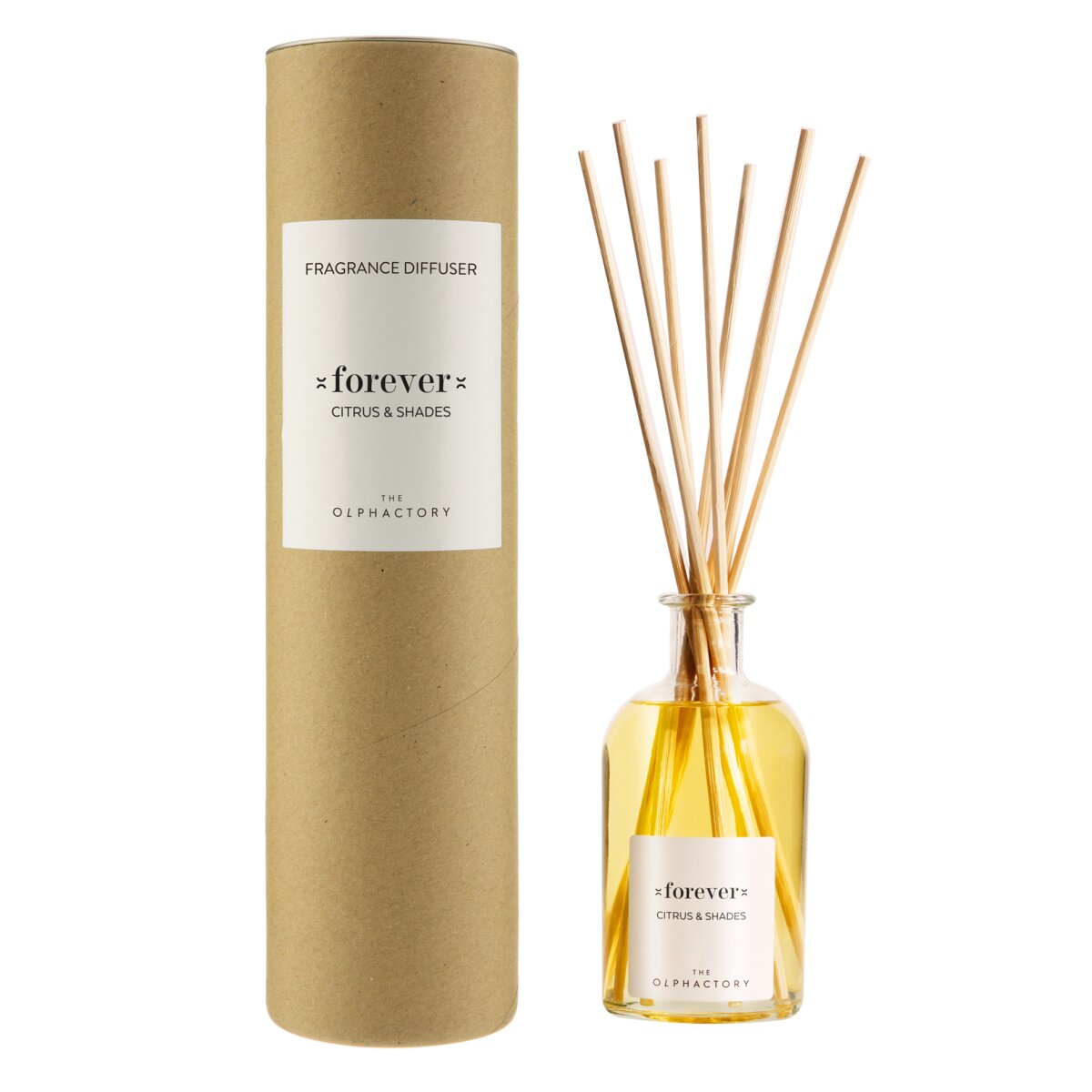 The Olphactory, Forever Citrus & Shades, Difuzor de aromă cu bețișoare, 100 ml *Tester