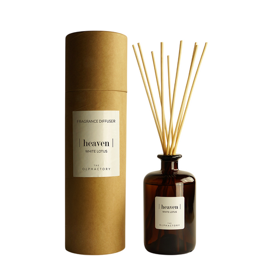 The Olphactory, Heaven White Lotus, Fragrance Sticks, Aroma Reed Diffuser, 500 ml