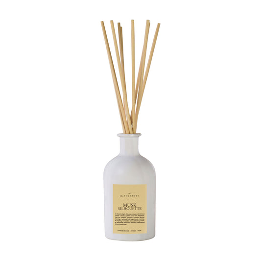 The Olphactory, Musk Silhouette, Fragrance Sticks, Musk, Aroma Reed Diffuser, 250 ml