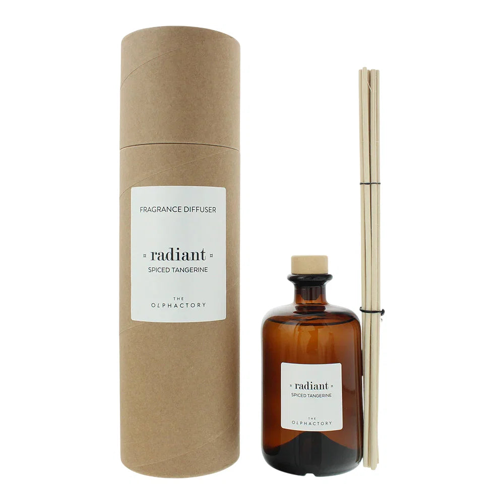 The Olphactory, Radiant Spiced Tangerine, Bețișoare parfumate, Difuzor de aromă cu bețișoare, 500 ml