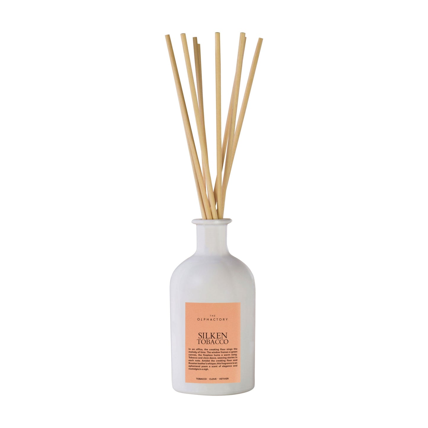 The Olphactory, Silken Tobacco, Fragrance Sticks, Aroma Reed Diffuser, 250 ml