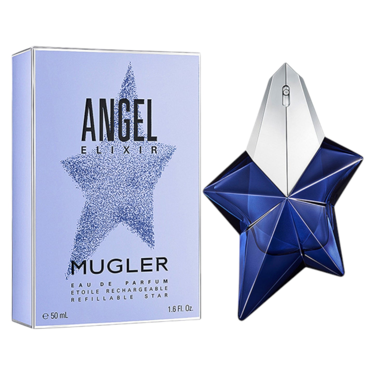 Thierry Mugler, Angel Elixir, Apă de parfum, Pentru femei, Reincărcabilă, 50 ml