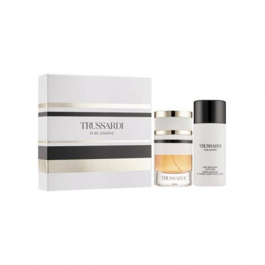 Set Trussardi Pure Jasmine Eau de Parfum 60 ml și produs pentru corp 125 ml