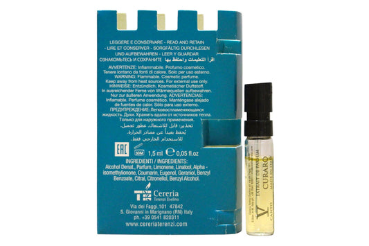 V Canto, Curaro, Extract de parfum, Unisex, 1.5 ml Flacon
