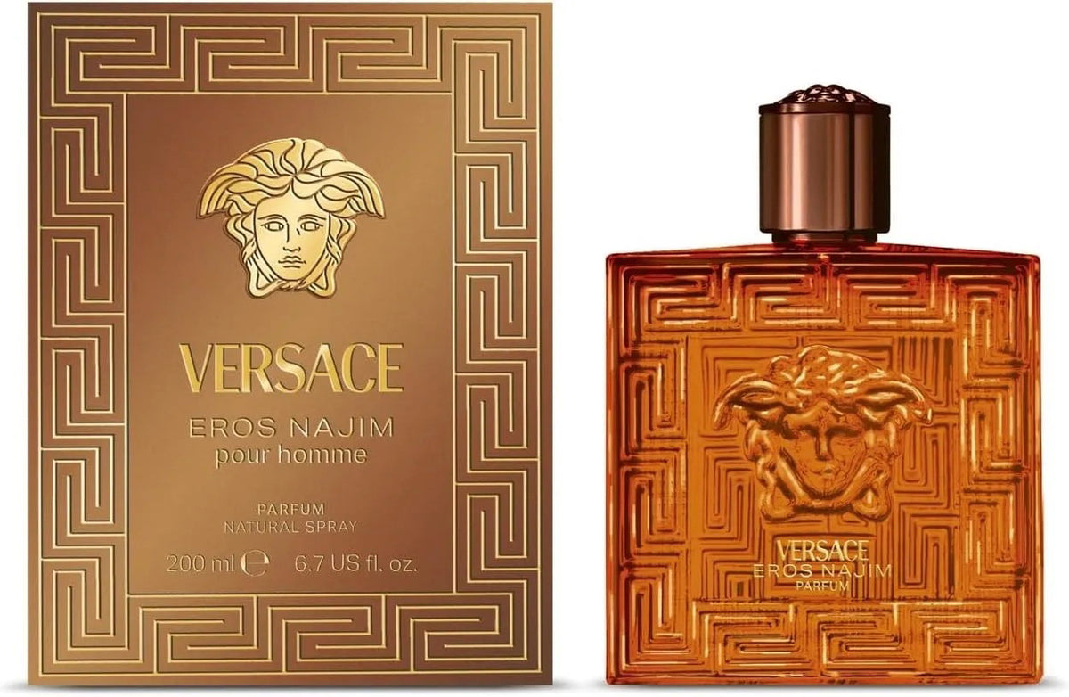 Versace, Eros Najim, Apă de parfum, Pentru bărbați, 200 ml
