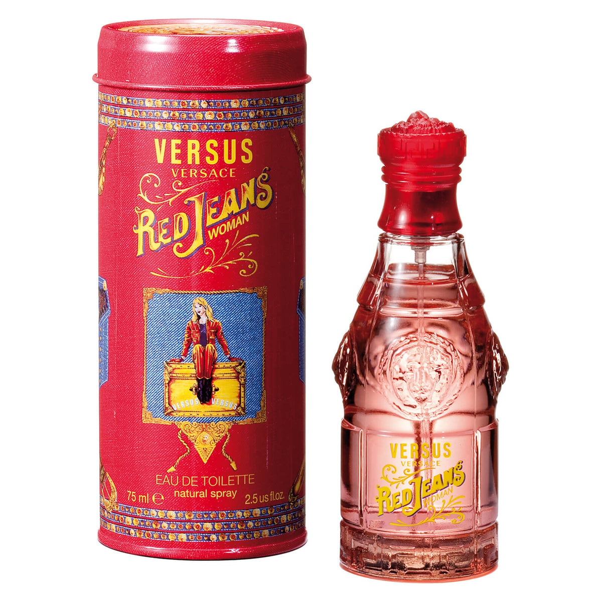 Versace, Red Jeans, Apa de Toaleta, Femei, 75 ml