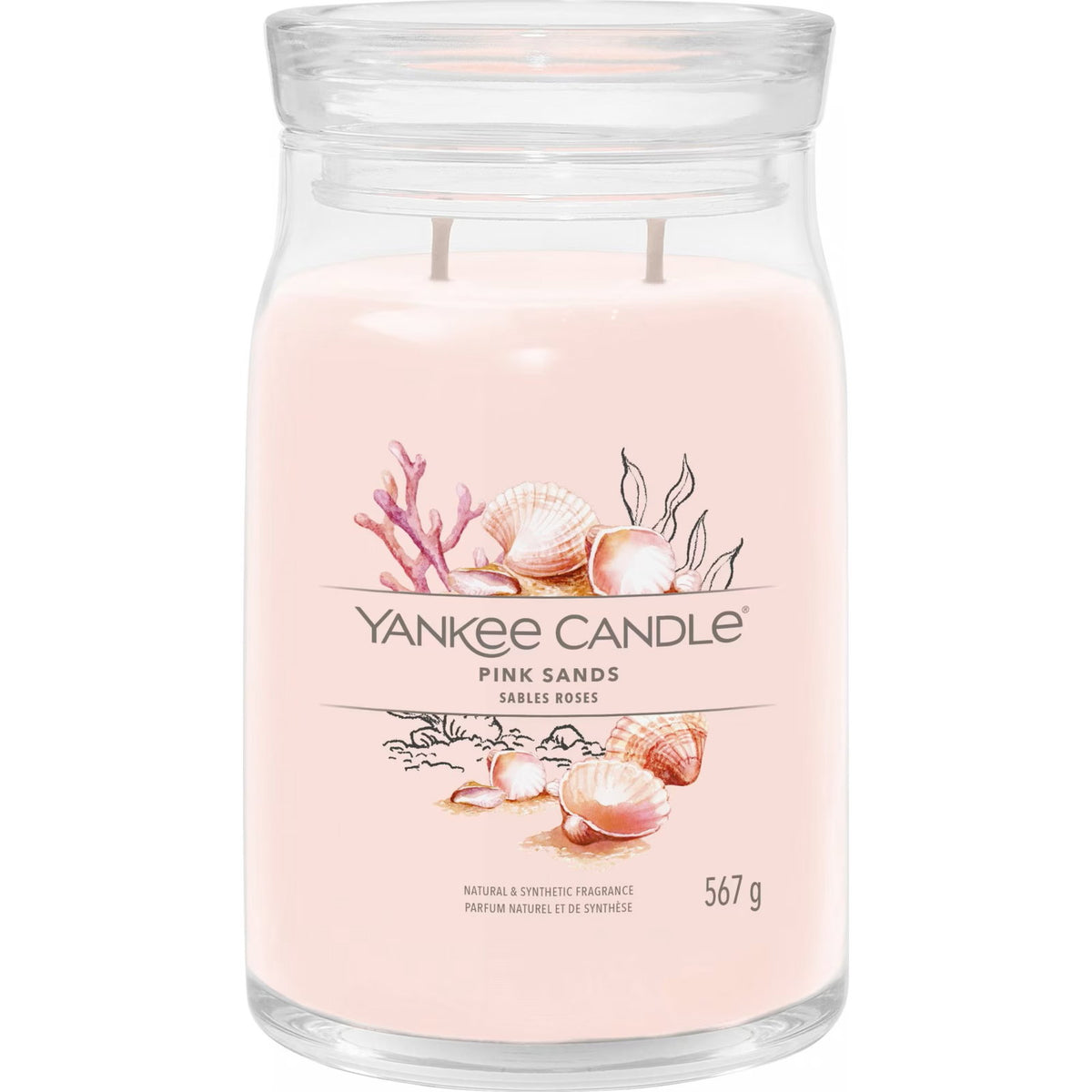 Yankee Candle, Pink Sands, Lumânare parfumată, 567 g