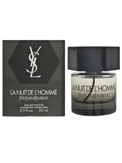 Yves Saint Laurent, La Nuit De L'Homme, Apa de toaleta, Barbati, 60 ml